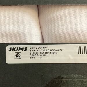 SKIMS Cotton 3 Pack Boxer Brief 3 Inch Style